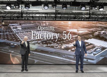 Con Factory 56, Mercedes inaugura lo stabilimento del futuro