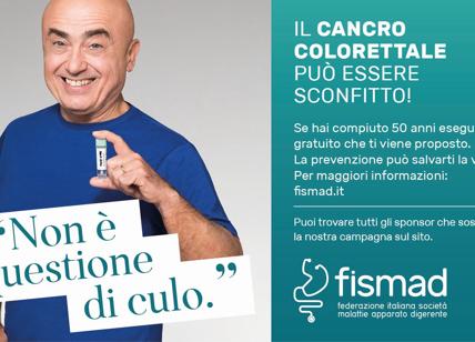 Cancro colonrettale: Paolo Cevoli testimonial della campagna FISMAD