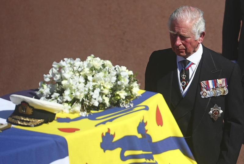 Funerali Filippo, il principe Carlo (Lapresse) Funerali Filippo, il principe Carlo (Lapresse)