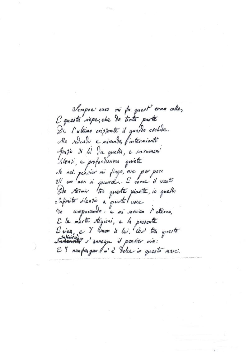 GIACOMO LEOPARDI