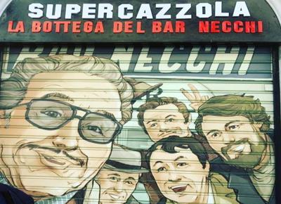 Gianmarco Tognazzi al Supercazzola Store Firenze Saracinesca