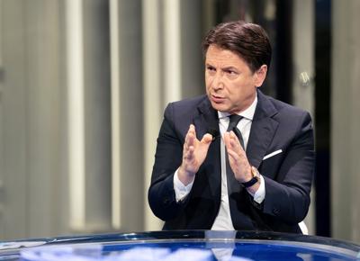 giuseppe conte porta a porta