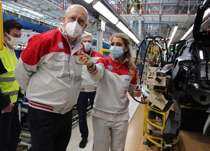 Imparato CEO di Alfa Romeo visita gli stabilimenti di Cassino e Pomogliano
