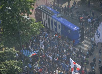 Inter festa scudetto tifosi san siro 4