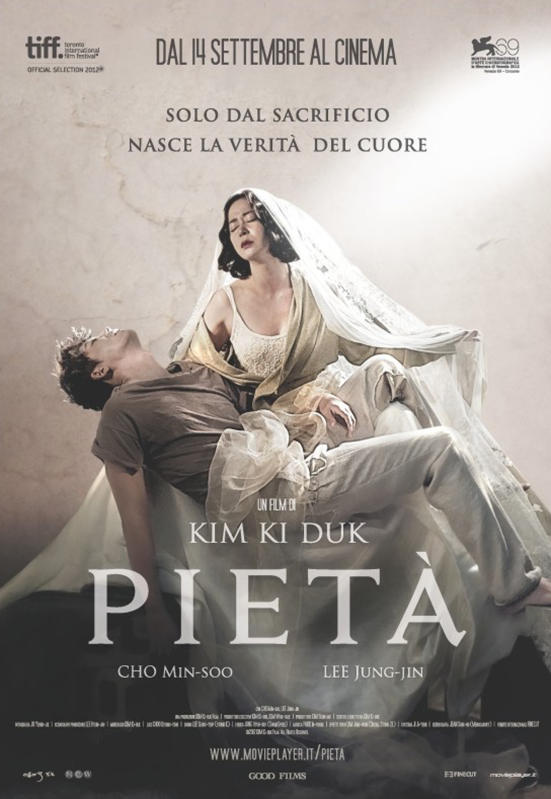 Ls locandina di "Pietà", vincitore del Leone d'oro