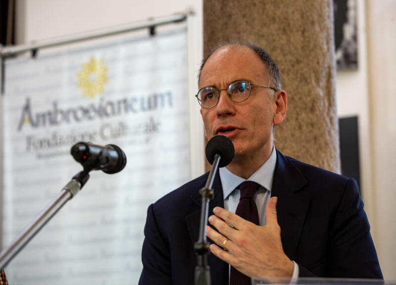 (fonte IPA) Enrico Letta (fonte IPA) Enrico Letta