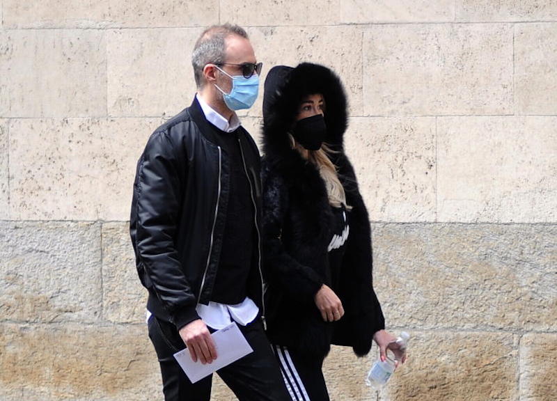 titolo:Milano,Diletta Leotta passeggiata in centro insieme a Daniele Battaglia ipa