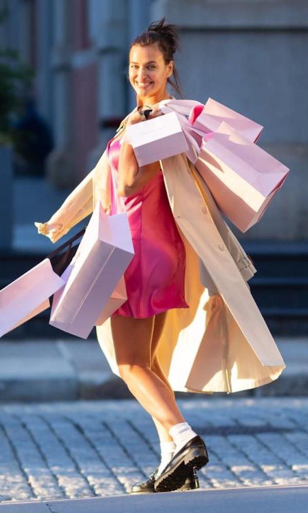New York, Tribeca, Irina Shayk ,servizio fotografico per Victoria's Secret