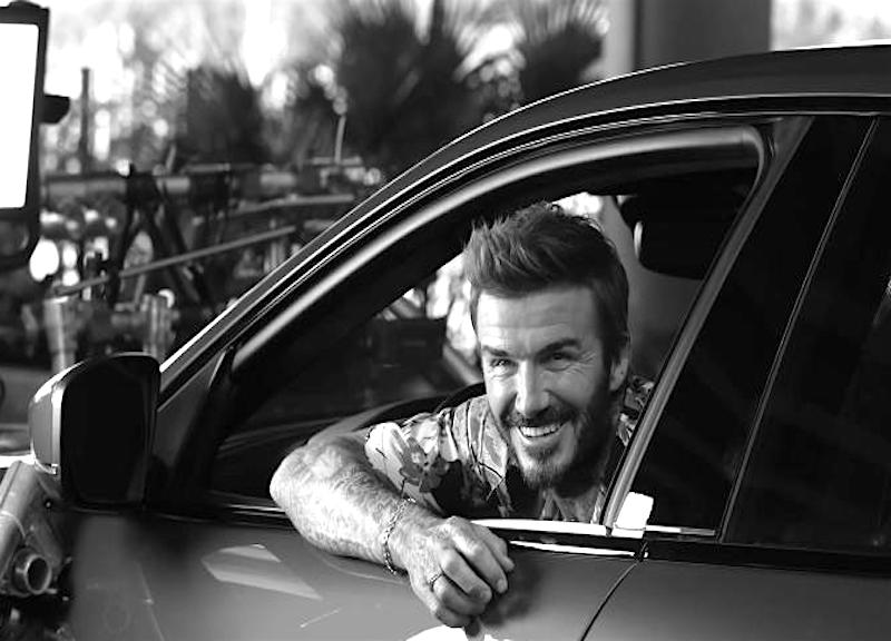 Dietro le quinte del nuovo spot della Maserati, David Beckham in stile Miami Vice