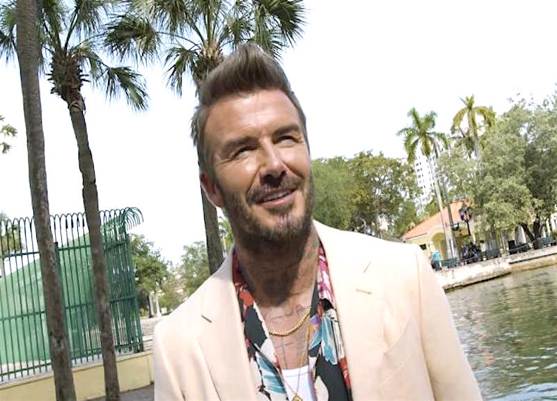 Dietro le quinte del nuovo spot della Maserati, David Beckham in stile Miami Vice