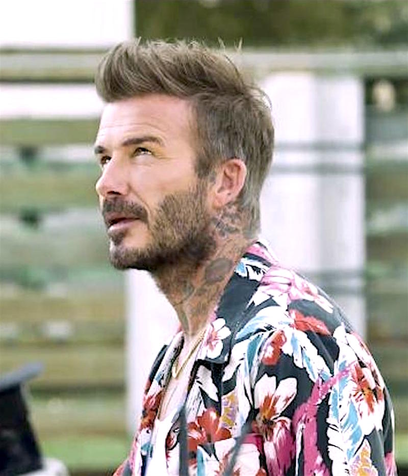 Dietro le quinte del nuovo spot della Maserati, David Beckham in stile Miami Vice