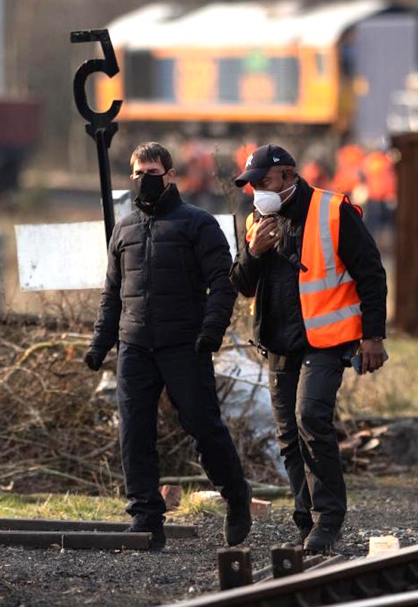 Yorkshire, Tom Cruise & Hayley Atwell  sul set del film Mission Impossible 7