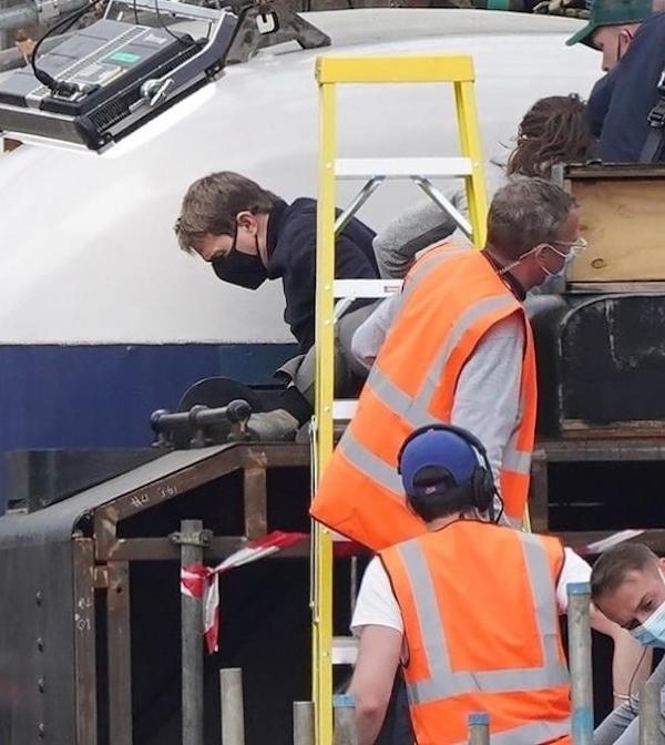 Yorkshire, Tom Cruise & Hayley Atwell  sul set del film Mission Impossible 7