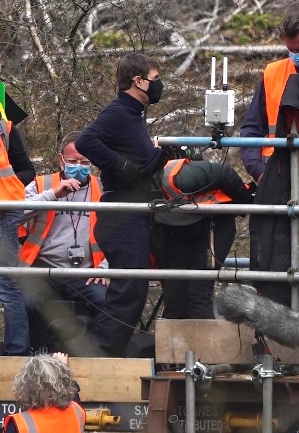 Yorkshire, Tom Cruise & Hayley Atwell  sul set del film Mission Impossible 7