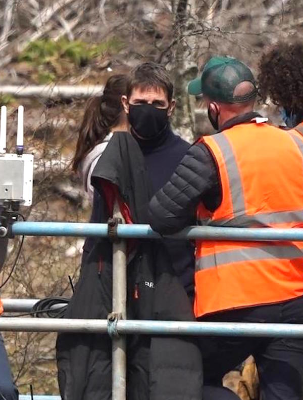 Yorkshire, Tom Cruise & Hayley Atwell  sul set del film Mission Impossible 7