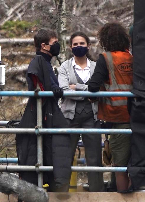 Yorkshire, Tom Cruise & Hayley Atwell  sul set del film Mission Impossible 7