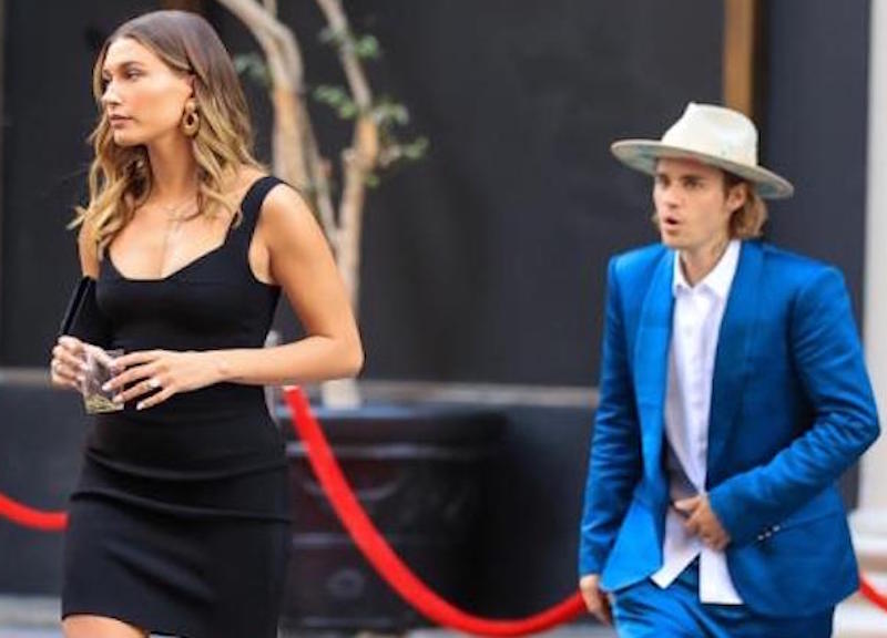 Los Angeles, Justin e Hailey Bieber, al matrimonio del musicista Harv