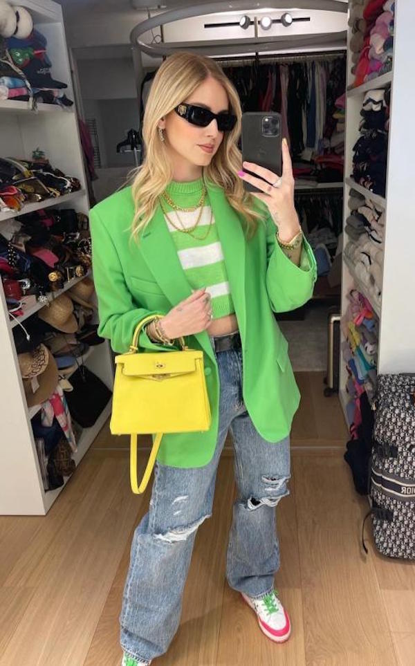 Chiara Ferragni Il "ìlook della settimana " Chiara Ferragni Il "ìlook della settimana "