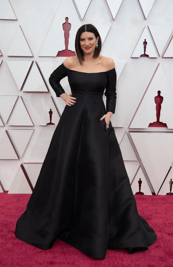Los Angeles, Oscar 2021 - 93° edizione - Laura Pausini sul red carpet Los Angeles, Oscar 2021 - 93° edizione - Laura Pausini sul red carpet