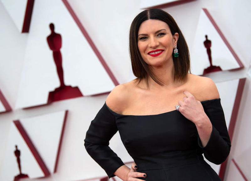 Los Angeles, Oscar 2021 - 93° edizione - Laura Pausini sul red carpet Los Angeles, Oscar 2021 - 93° edizione - Laura Pausini sul red carpet