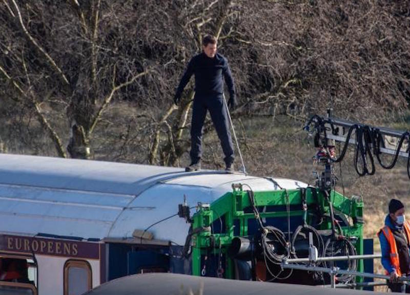 Continuano le riprese del film Mission Impossible 7 con Tom Cruise Continuano le riprese del film Mission Impossible 7 con Tom Cruise