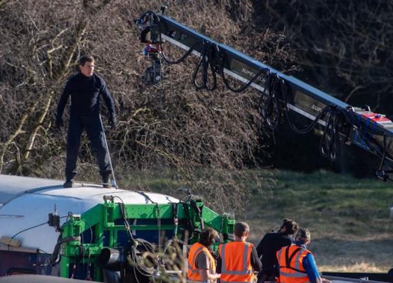 Continuano le riprese del film Mission Impossible 7 con Tom Cruise Continuano le riprese del film Mission Impossible 7 con Tom Cruise