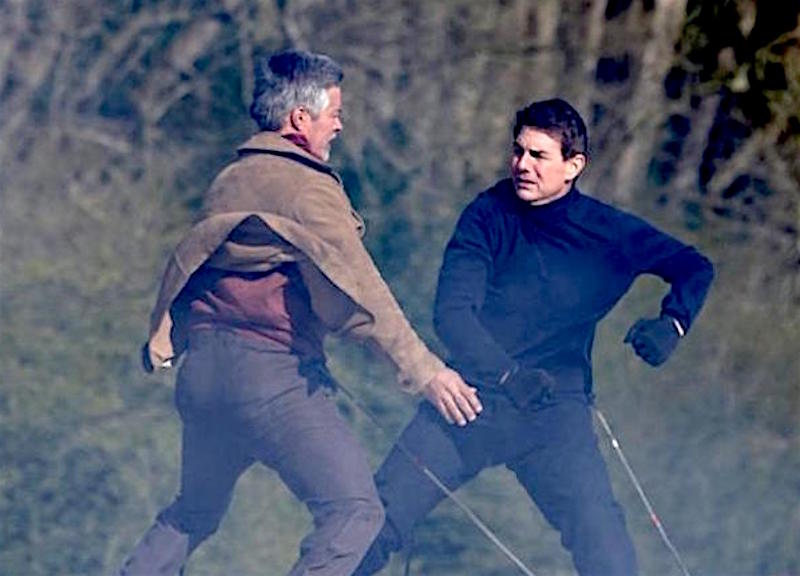 Continuano le riprese del film Mission Impossible 7 con Tom Cruise Continuano le riprese del film Mission Impossible 7 con Tom Cruise