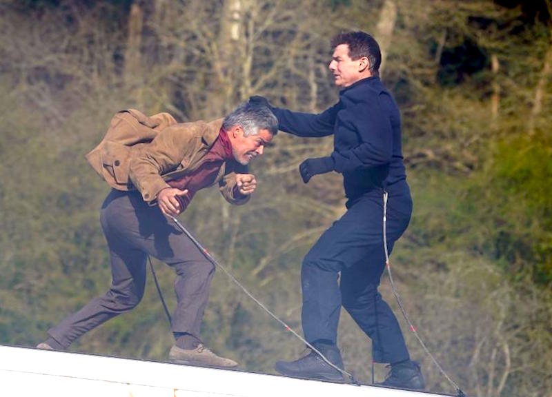 Continuano le riprese del film Mission Impossible 7 con Tom Cruise Continuano le riprese del film Mission Impossible 7 con Tom Cruise