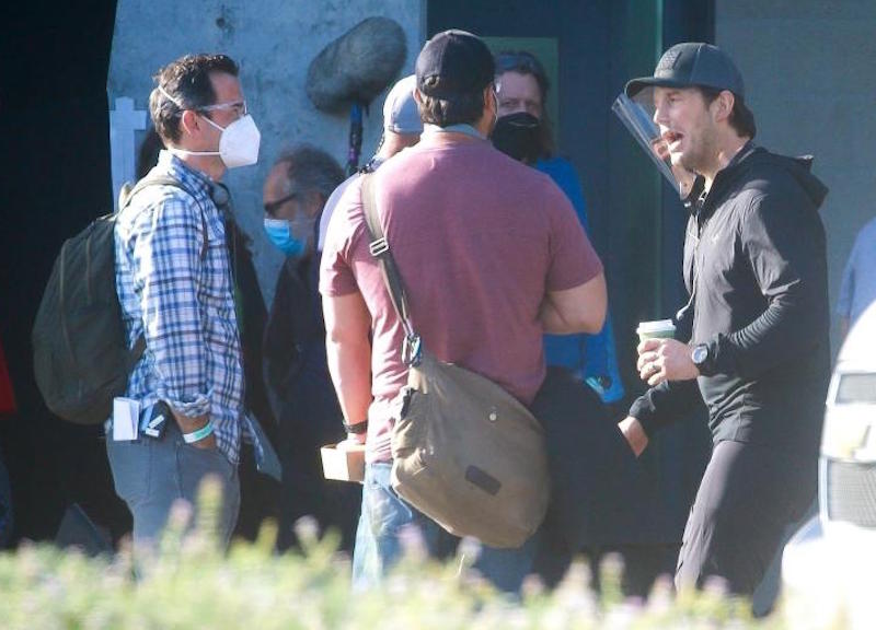 CA,Huntington Beach Chris Pratt sul set del film "The Terminal List" 
