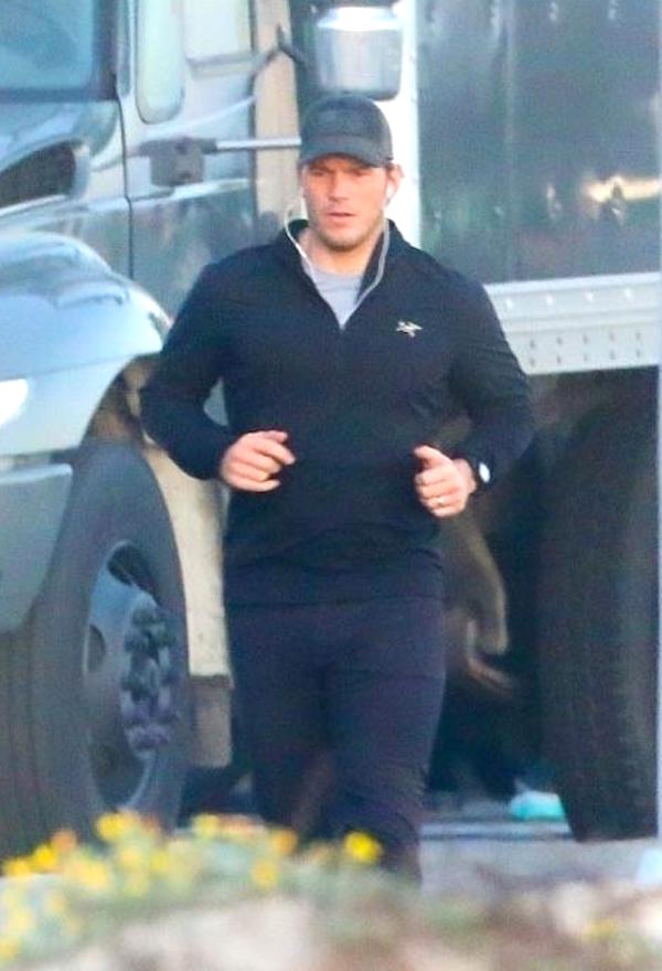 CA,Huntington Beach Chris Pratt sul set del film "The Terminal List" 