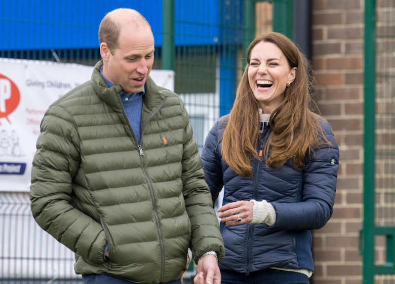 Durham,il Principe William e Kate giocano a golf al Cheesy Waffles Project