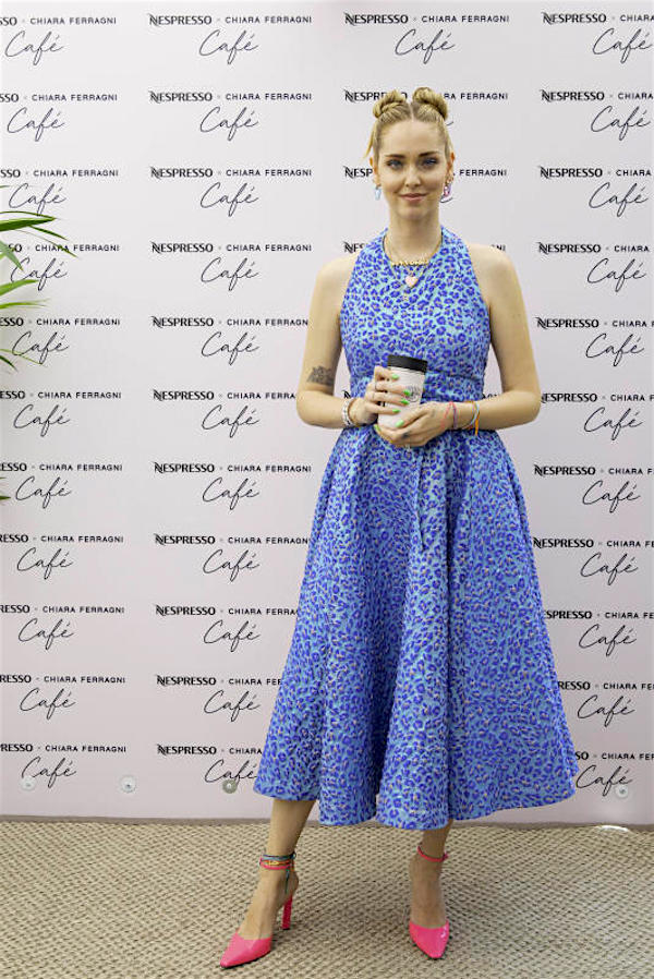 Milano, Inaugurazione Chiara Ferragni Cafè - Nespresso in piazza del Carmine
