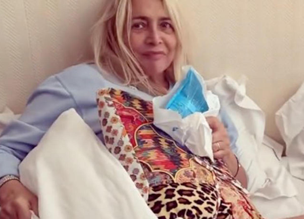 Mara Venier,dopo la paura,l'intervento chirurgico gioca con il nipote Mara Venier,dopo la paura,l'intervento chirurgico gioca con il nipote