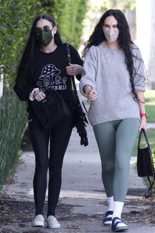 Demi Moore e Rumer Willis  Ipa