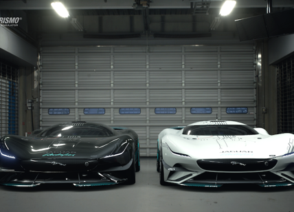 Jaguar Vision Gran Turismo SV, l’auto da corsa virtuale interamente elettrica