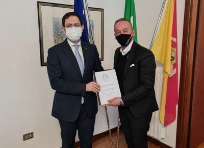 L'Assessore Razza con Auletta