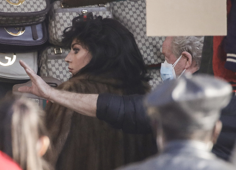 lady gaga set film gucci