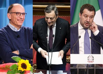 Letta incontra Draghi a Palazzo Chigi. "Insoddisfazione per il metodo Salvini"
