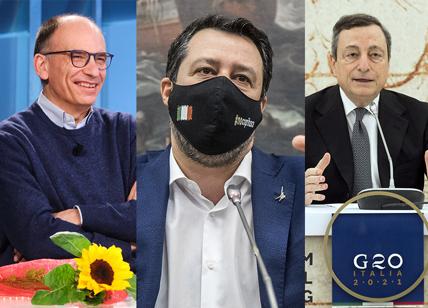 Governo, Draghi furioso con Salvini e Letta. Inside Palazzo Chigi