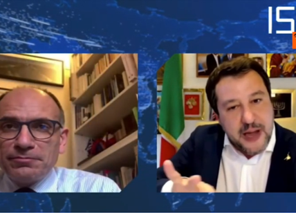Lega-Pd, incontro tra Salvini e Letta. "Tifiamo per Draghi, no temi divisivi"