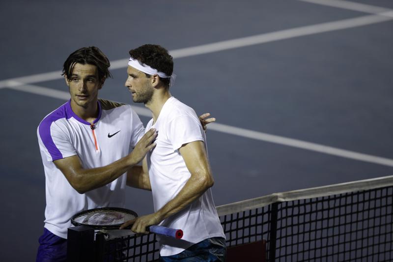 Lorenzo Musetti and Grigor Dimitrov