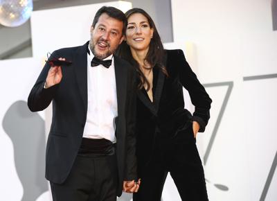 Matteo Salvini Francesca Verdini (Lapresse)