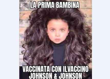 Covid vissuto con ironia/ La prima bambina vaccinata con il Johnson & Johnson