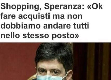 Coronavirus vissuto con ironia/ Speranza: "Compere? Ok ma non tutti..."