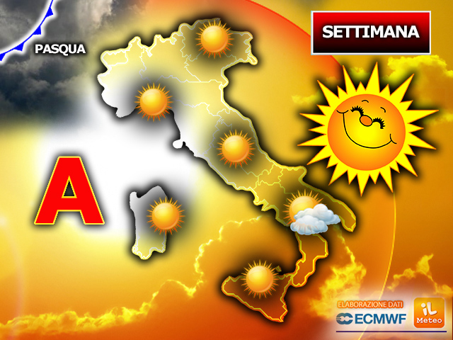 meteo previsioni settimana 290321