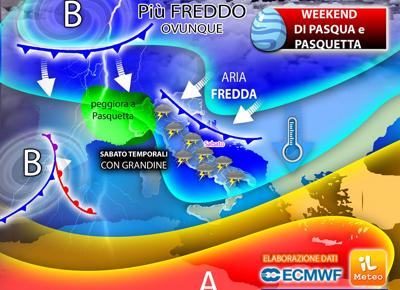 Meteo weekend Pasqua Pasquetta