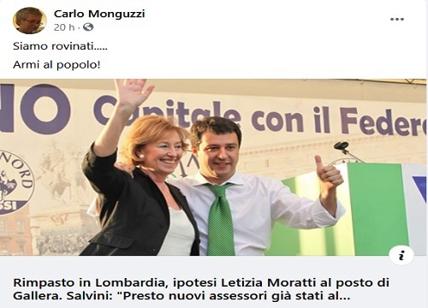 Moratti in Regione, Monguzzi (Pd): "Armi al popolo". Bufera per il post