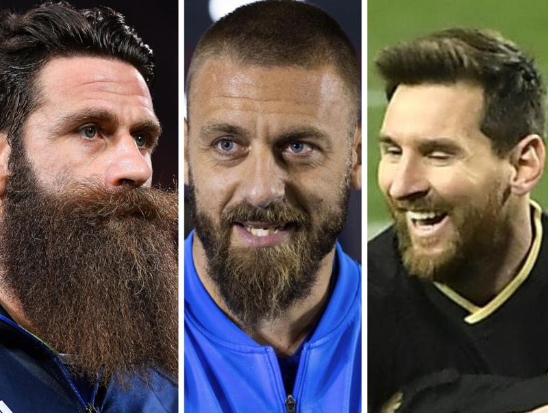 moscardelli de rossi messi calciatori con la barba