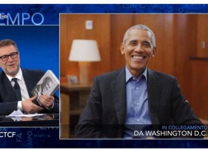 Obama da Fazio: "Michelle? Dice che ci ho messo troppo a scrivere il libro"