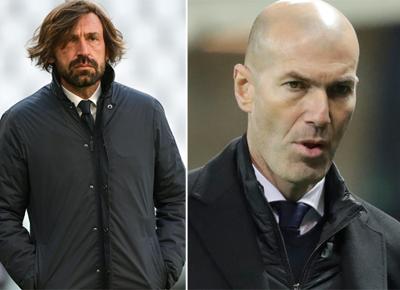pirlo zidane juventus real madrid